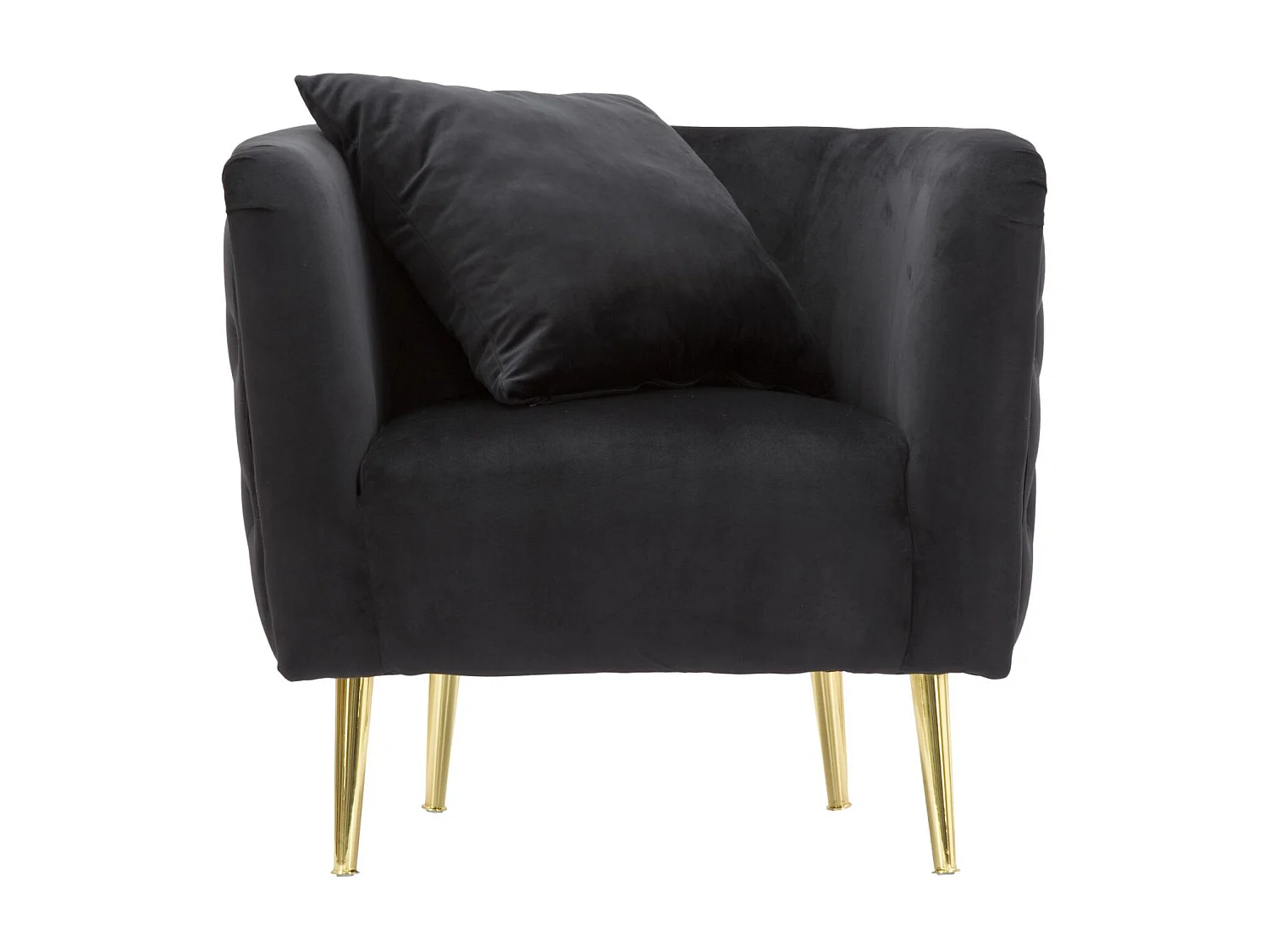 Fauteuil MF305, Noir, 76x74x71 cm, Epikasa