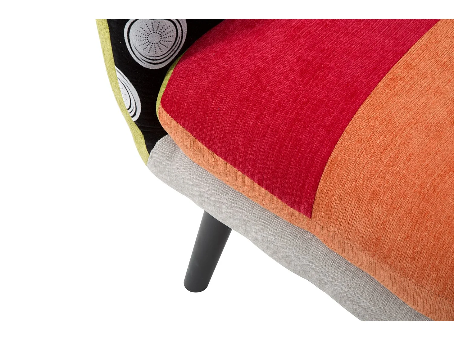 Poltrona Patchwork 1, Multicolore, 71x63x78 cm, Epikasa