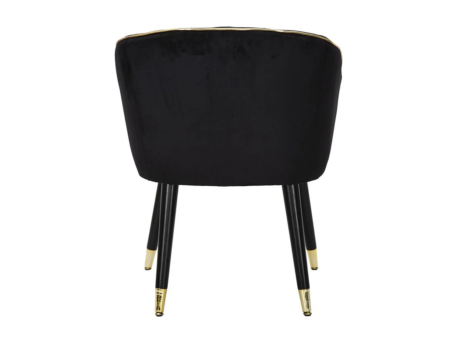 Fauteuil MF317, Noir, 62x58x78 cm, Seven Design