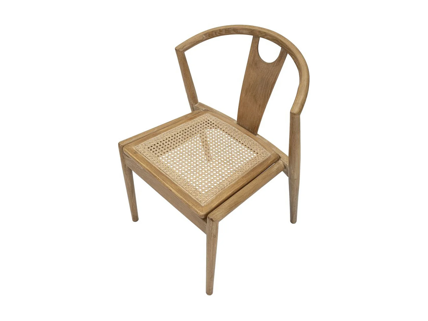 Lot de 2 Chaises Natura 7, Marron, 56x53x76 cm, Epikasa