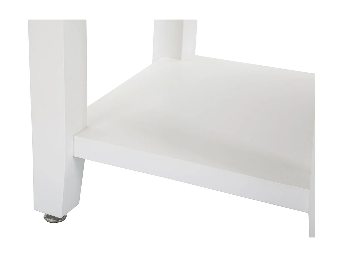 Table de Chevet MF10, Blanc, 45x40x54 cm, Seven Design