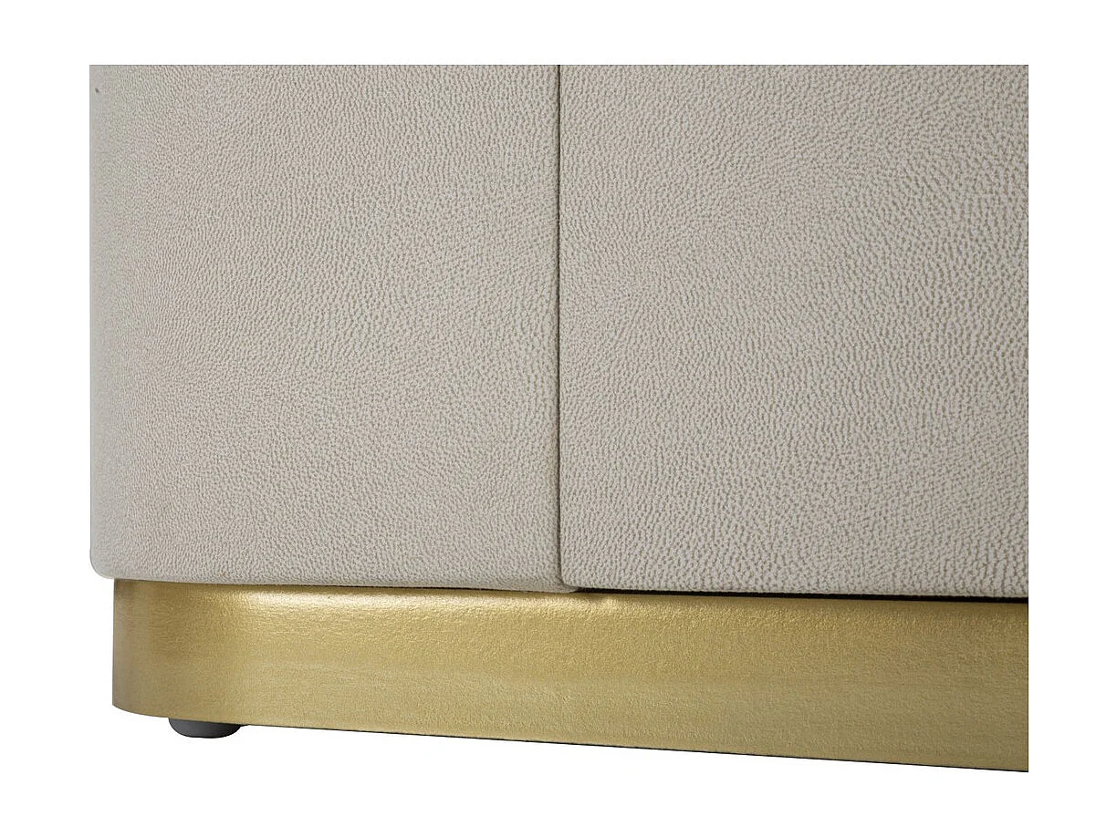 Table de Chevet MF9, Beige, 60x40x47 cm, Seven Design