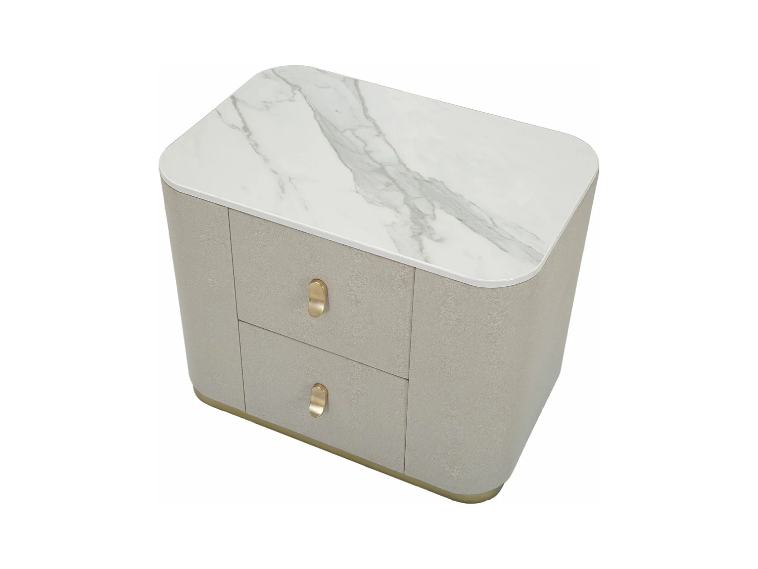 Table de Chevet MF9, Beige, 60x40x47 cm, Epikasa