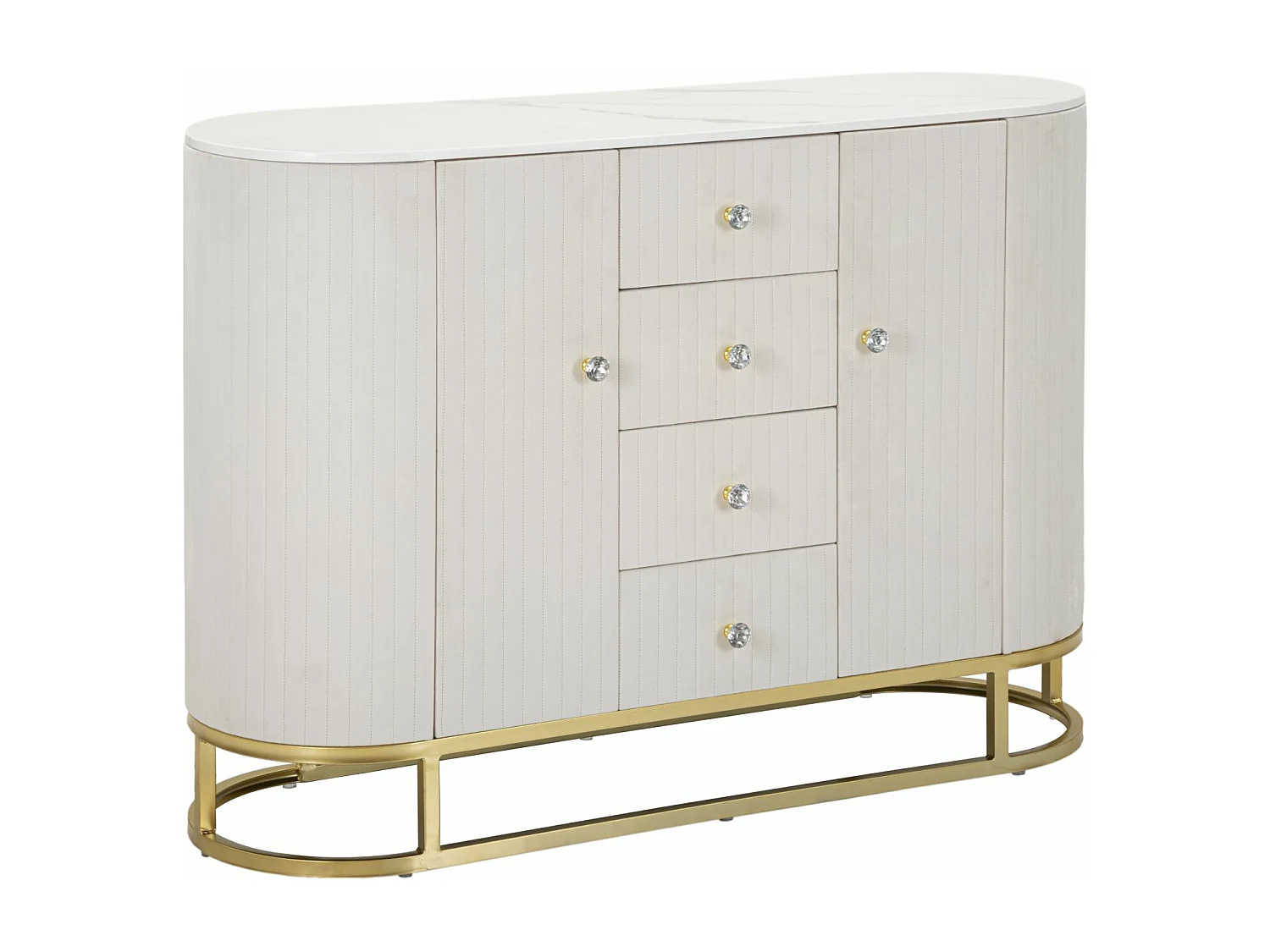 Buffet MF30, Blanc, 120x40x85 cm, Epikasa