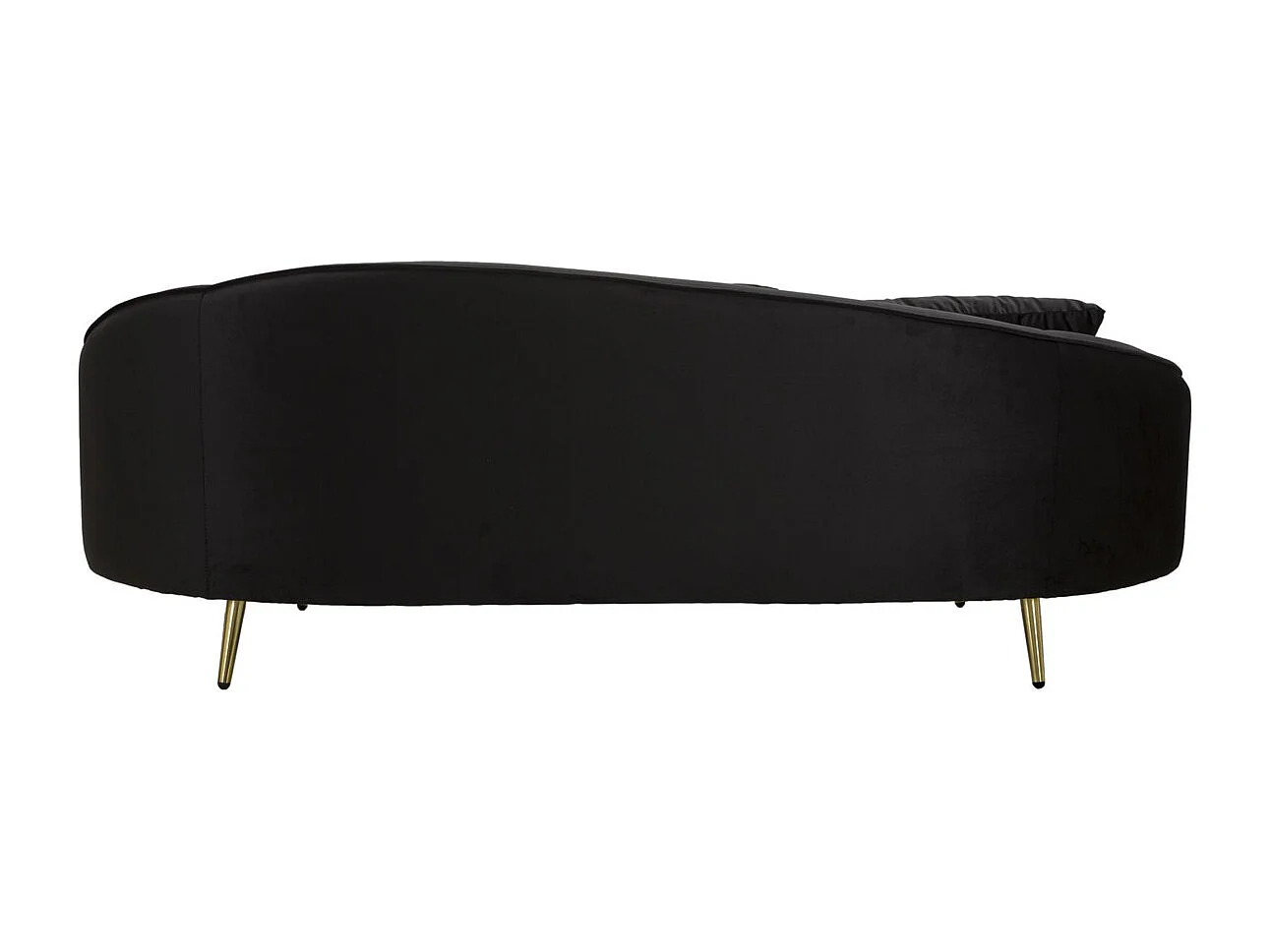 Sofá MF43, Preto, 185x84x68 cm, Epikasa