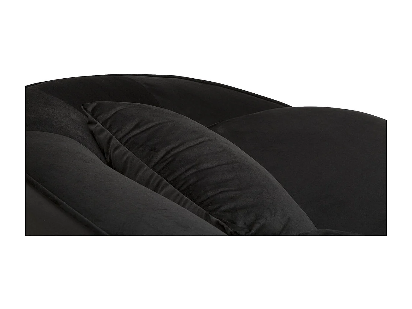 Sofá MF43, Preto, 185x84x68 cm, Epikasa