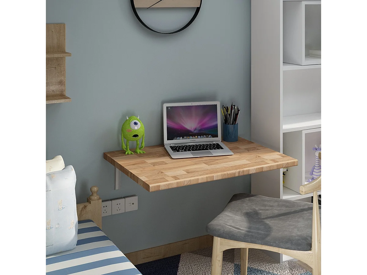 Bureau Moderne Datfi, Marron, 80x58x3 cm, Epikasa