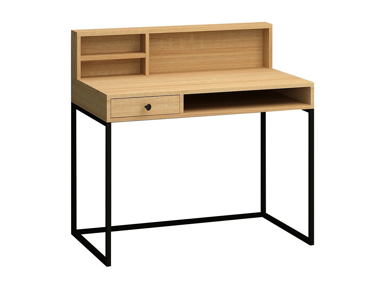 Biurko Nasus, Brązowy, 100x60x97 cm, Epikasa