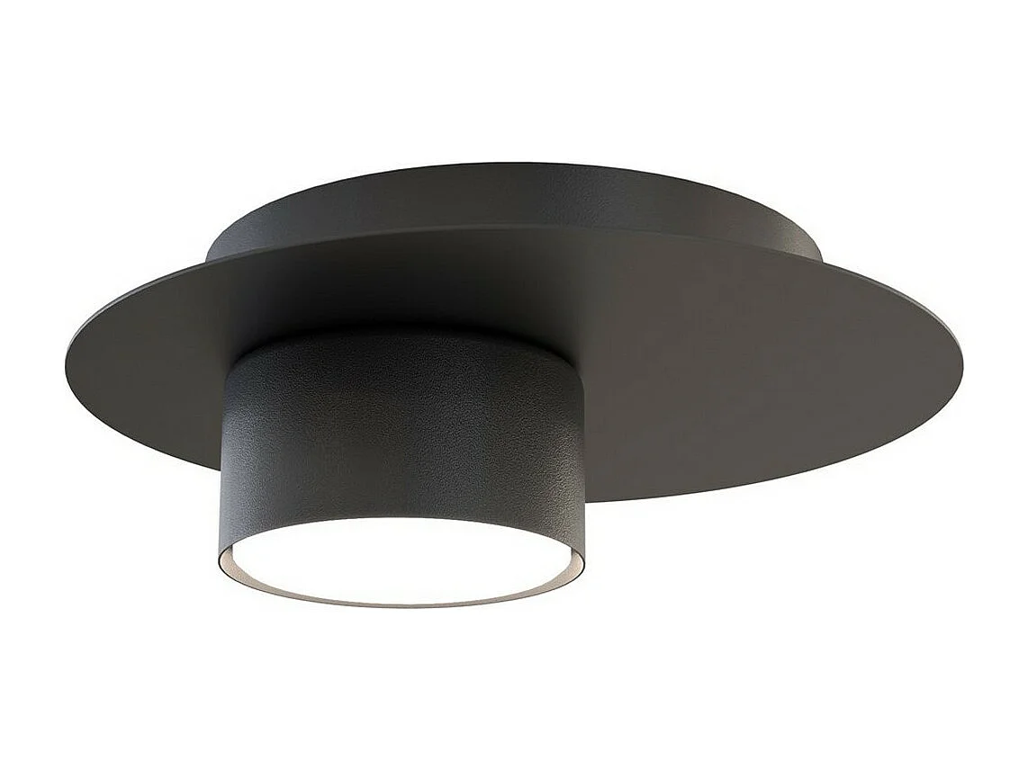 Candeeiro de Teto Bolx, Preto, 20x7x20 cm, Seven Design