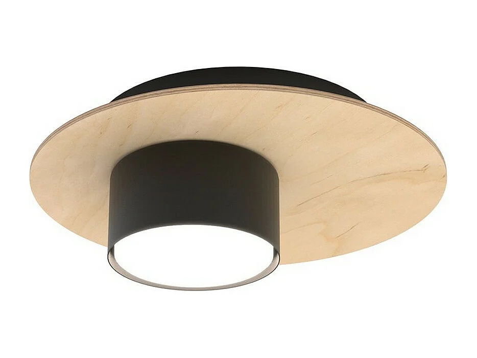 Candeeiro de Teto Pixo, Preto, 20x7x20 cm, Seven Design