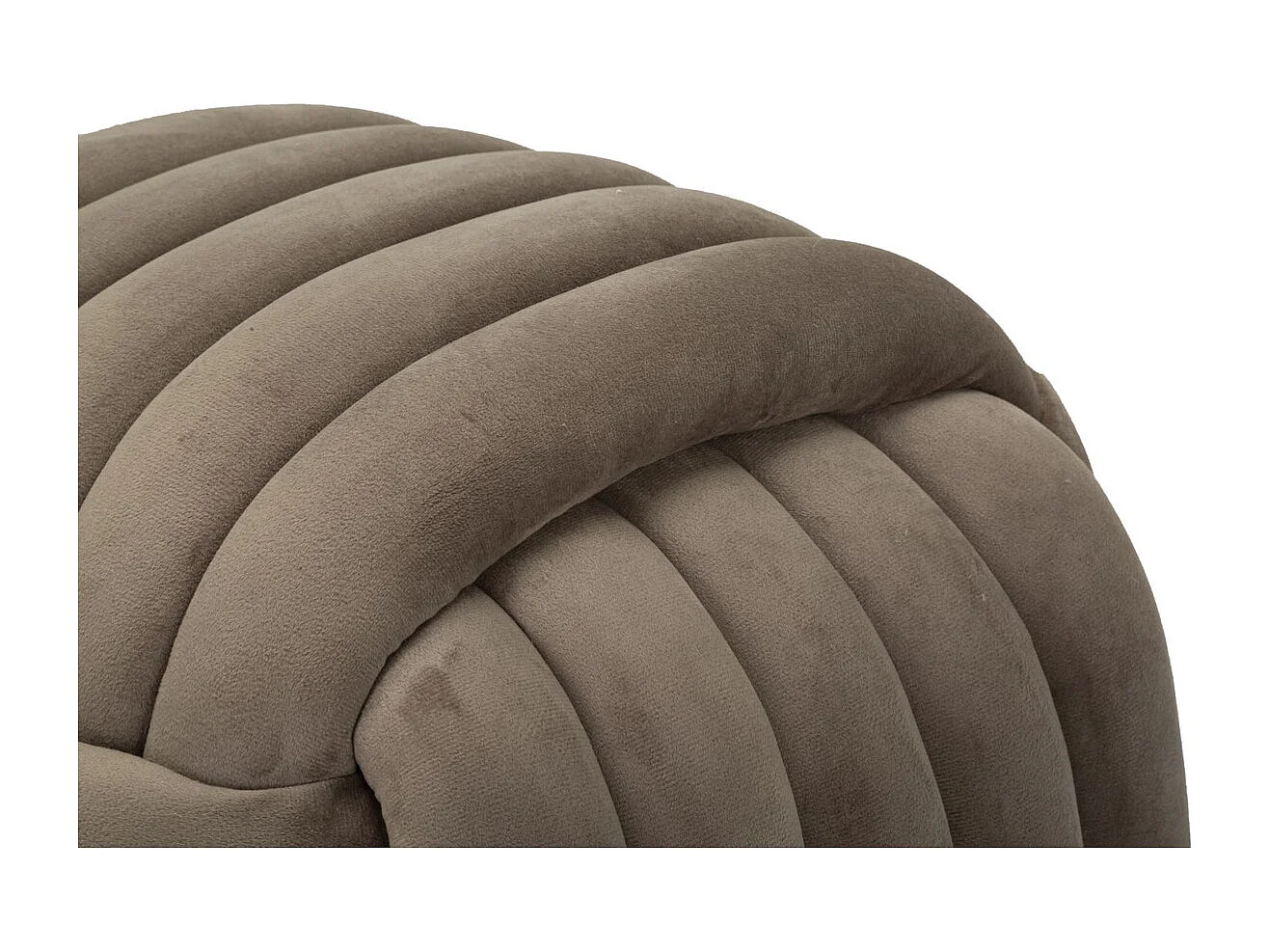 Pouf Coude 4, Gris, 45x45x45 cm, Seven Design