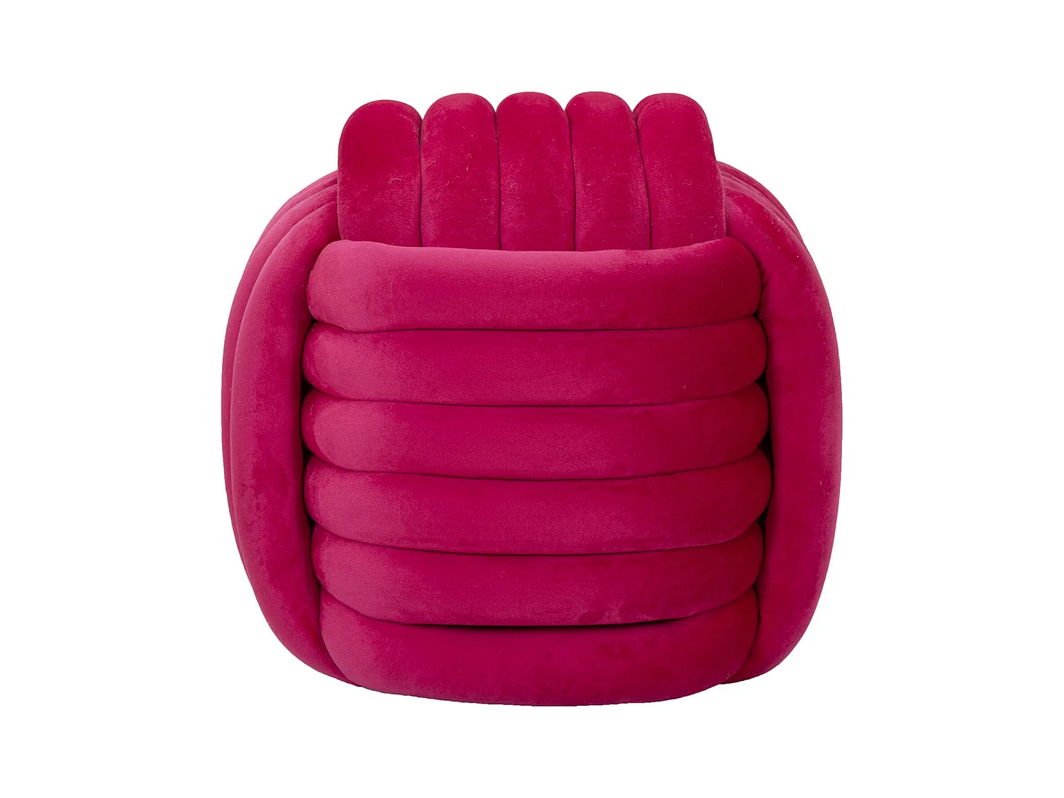 Pouf Coude 7, Rose, 45x45x45 cm, Epikasa