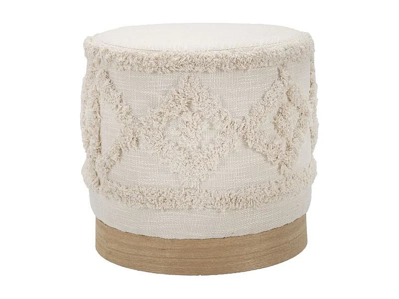 Pouf MF355, Marrone, 40x40x40 cm, Seven Design