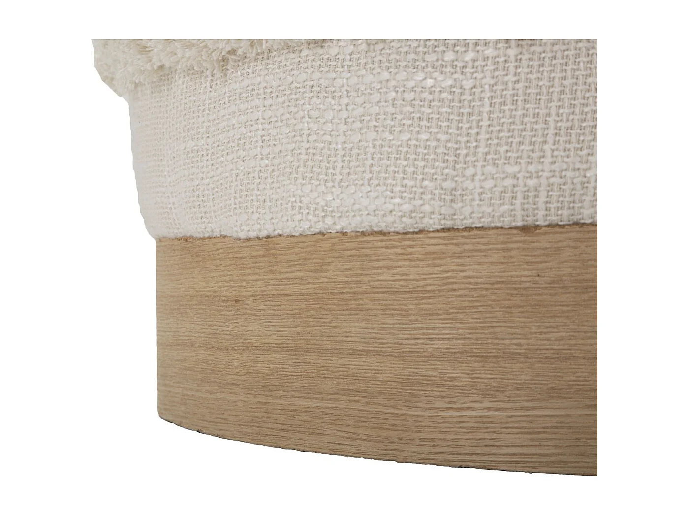 Pouf MF355, Marron, 40x40x40 cm, Seven Design