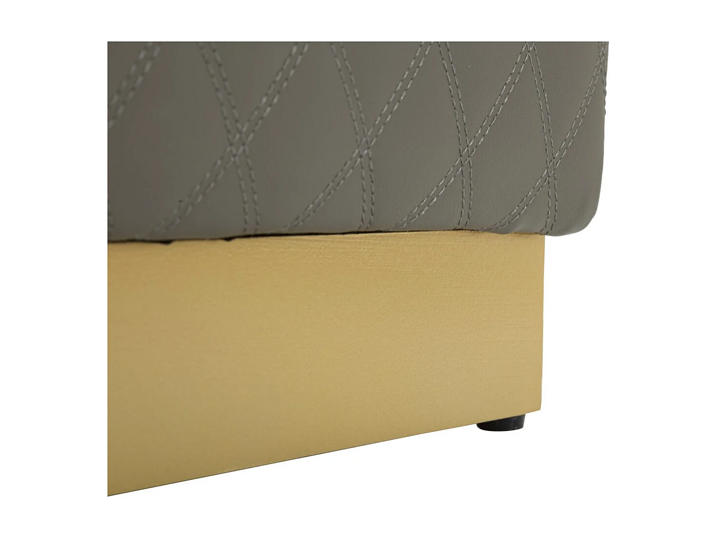 Pouf MF352, Gris, 38x38x38 cm, Seven Design