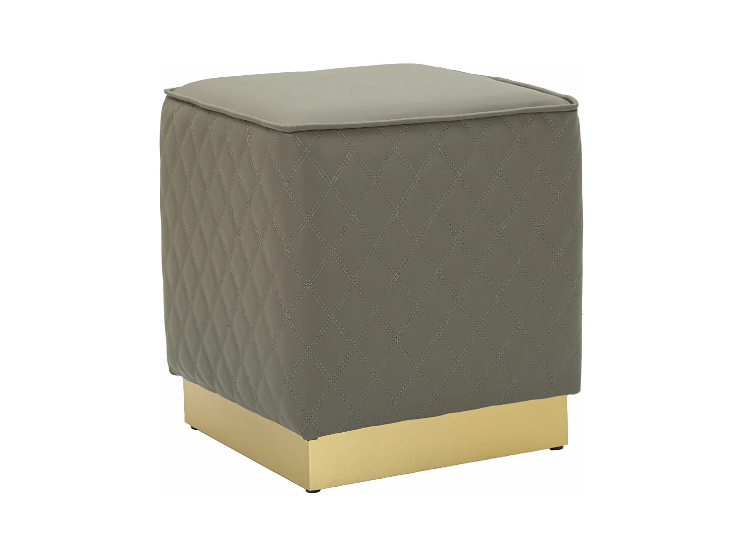 Pouf MF352, Gris, 38x38x38 cm, Epikasa