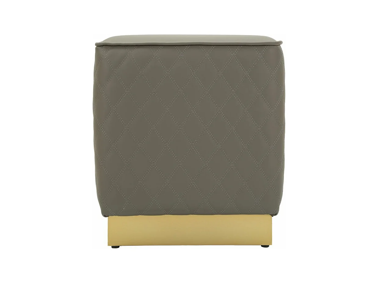 Pufe MF352, Cinzento, 38x38x38 cm, Epikasa