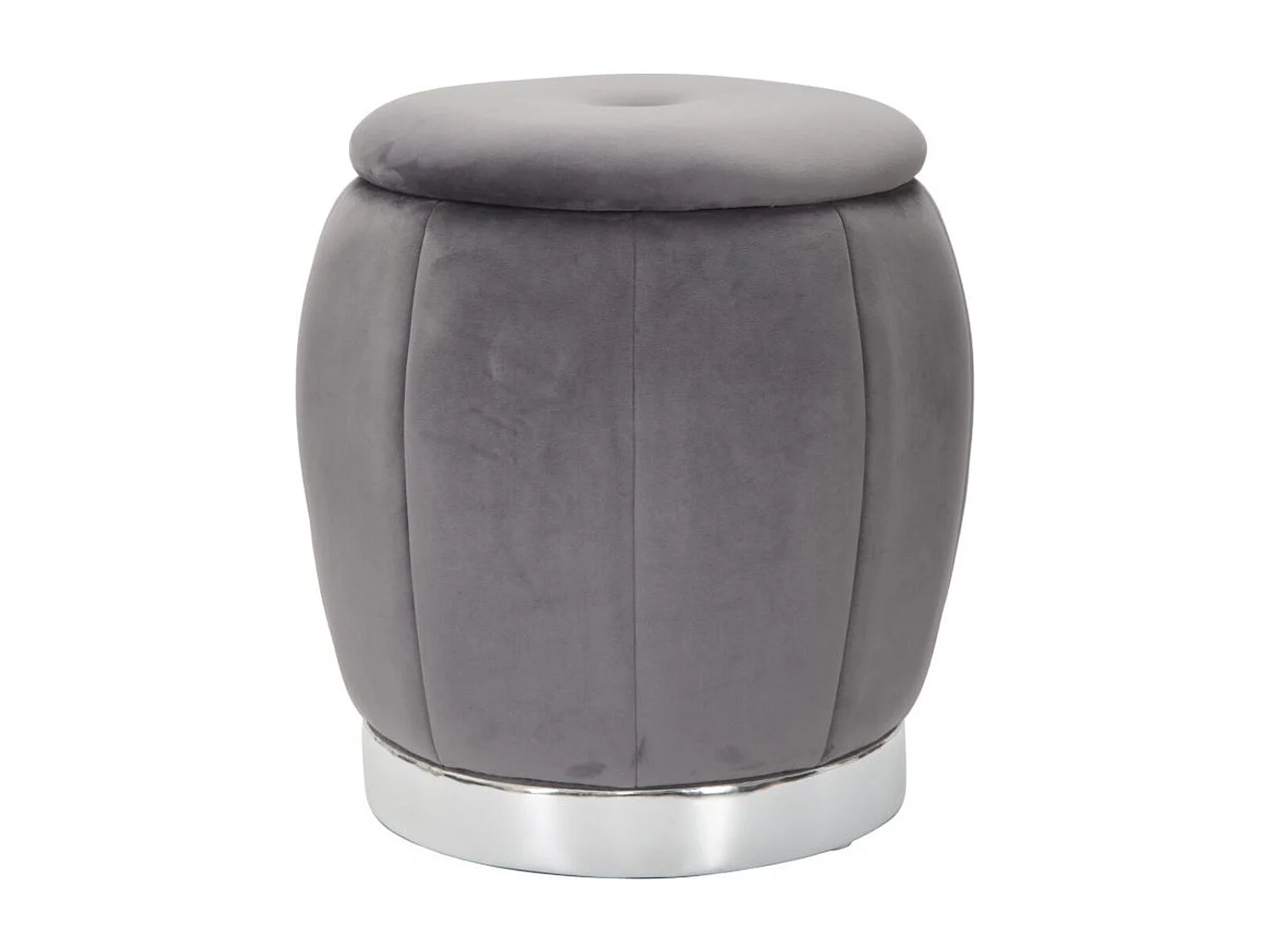 Pouf MF356, Grigio, 43x43x43 cm, Seven Design