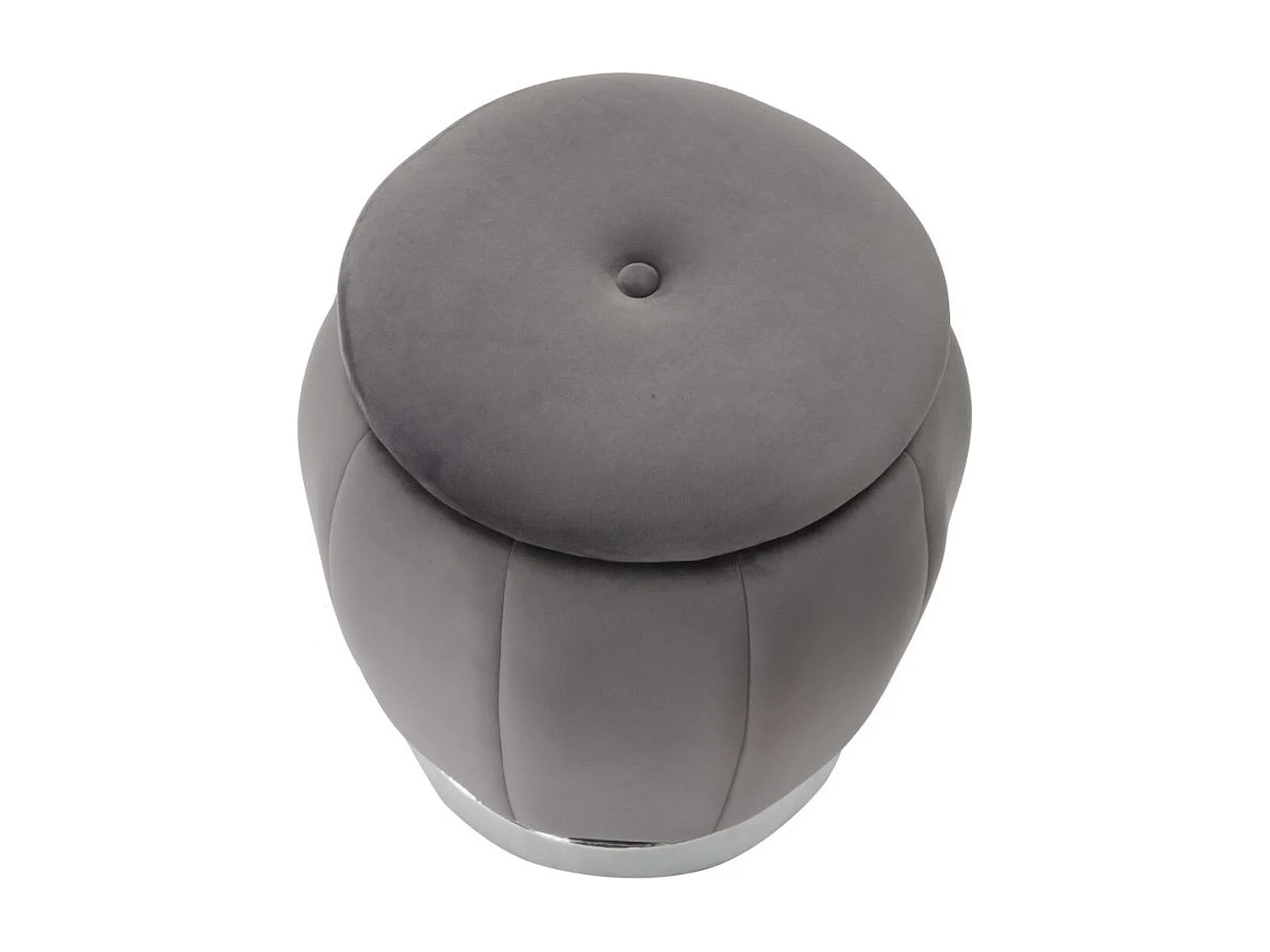 Pouf MF356, Grigio, 43x43x43 cm, Seven Design