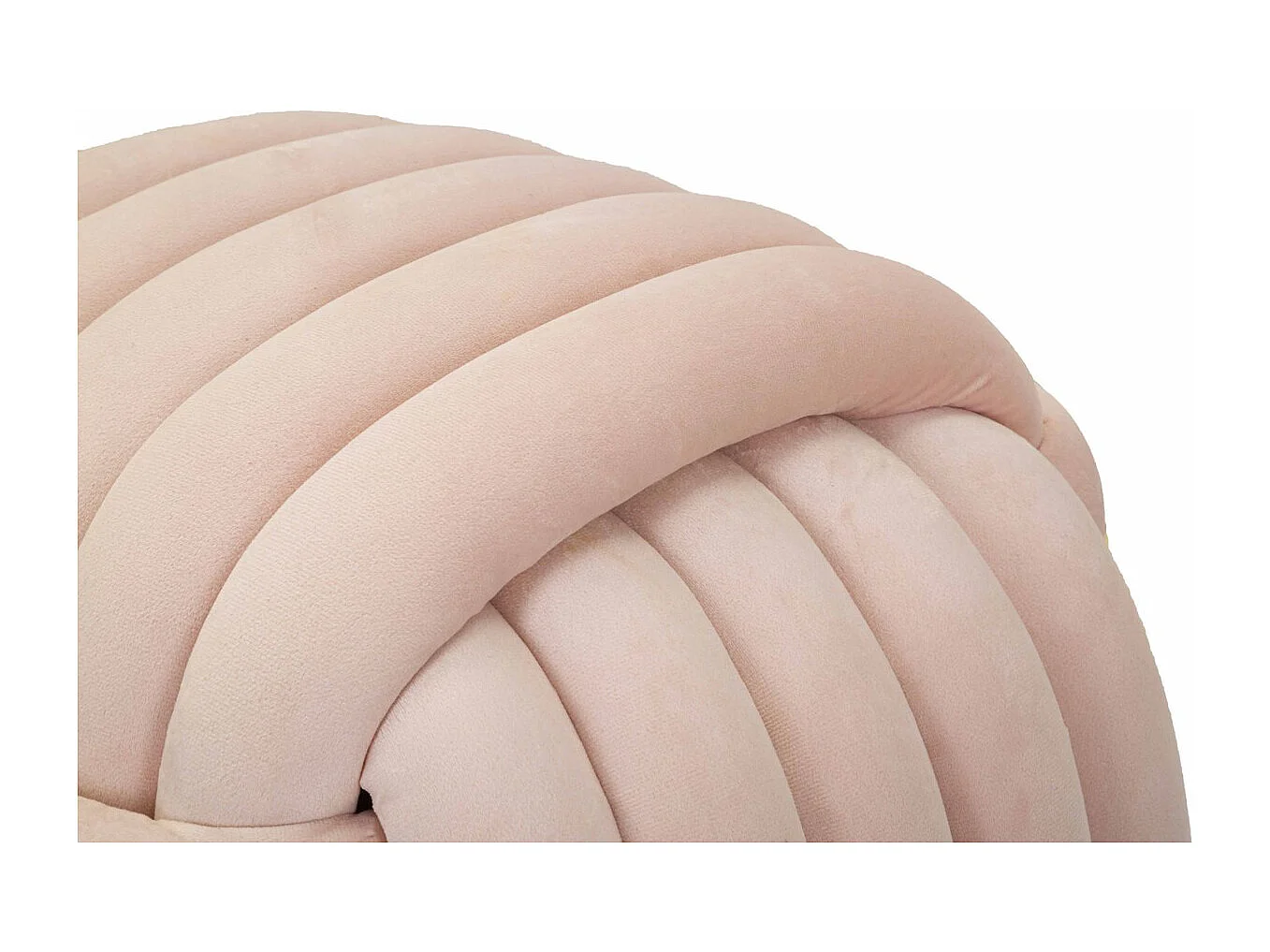 Pouf Coude 5, Rose, 45x45x45 cm, Seven Design