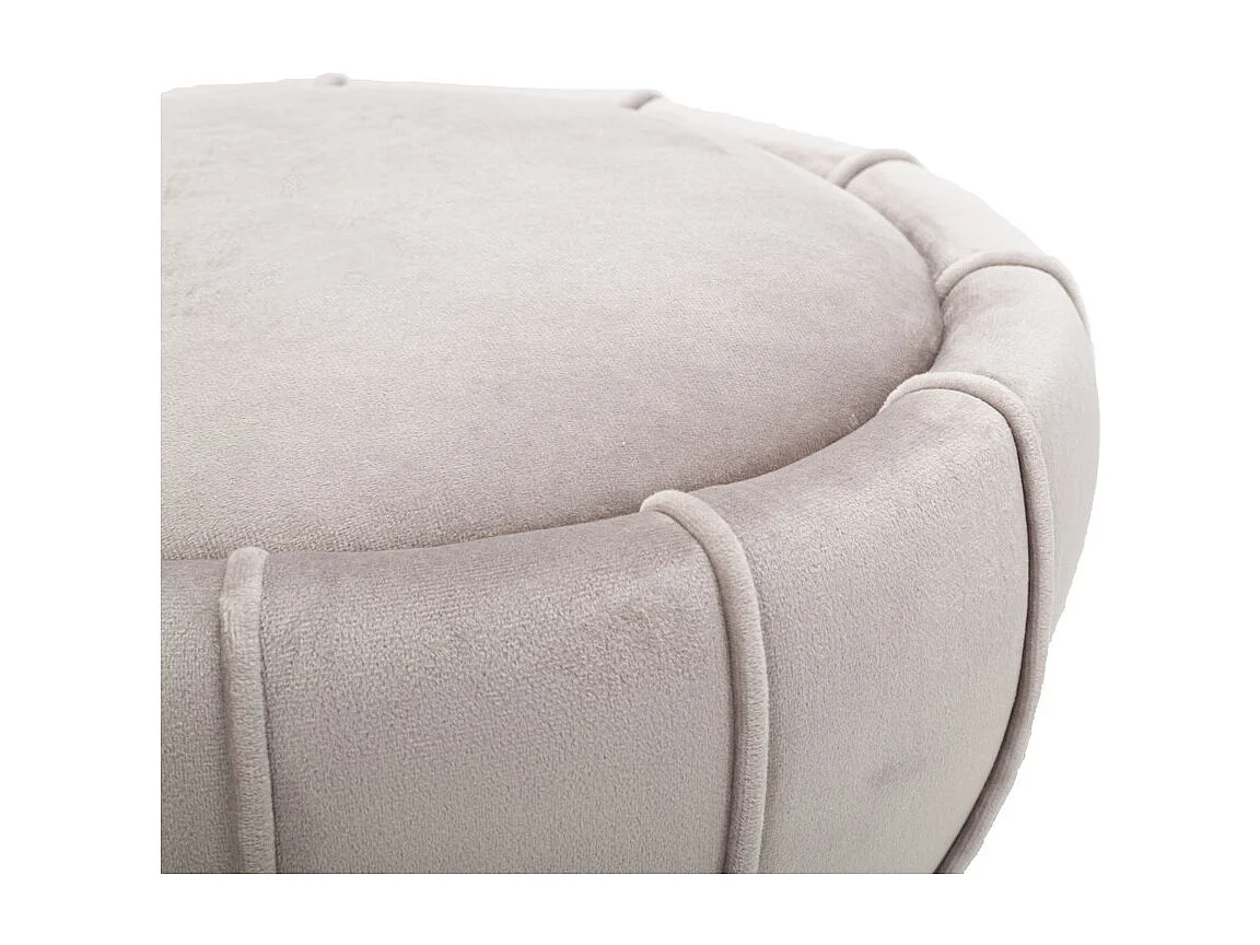 Pouf MF359, Gris, 40x40x44 cm, Seven Design