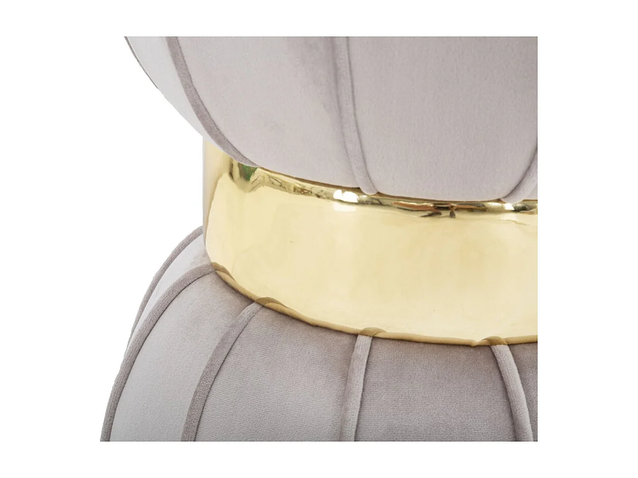 Pouf MF359, Gris, 40x40x44 cm, Seven Design