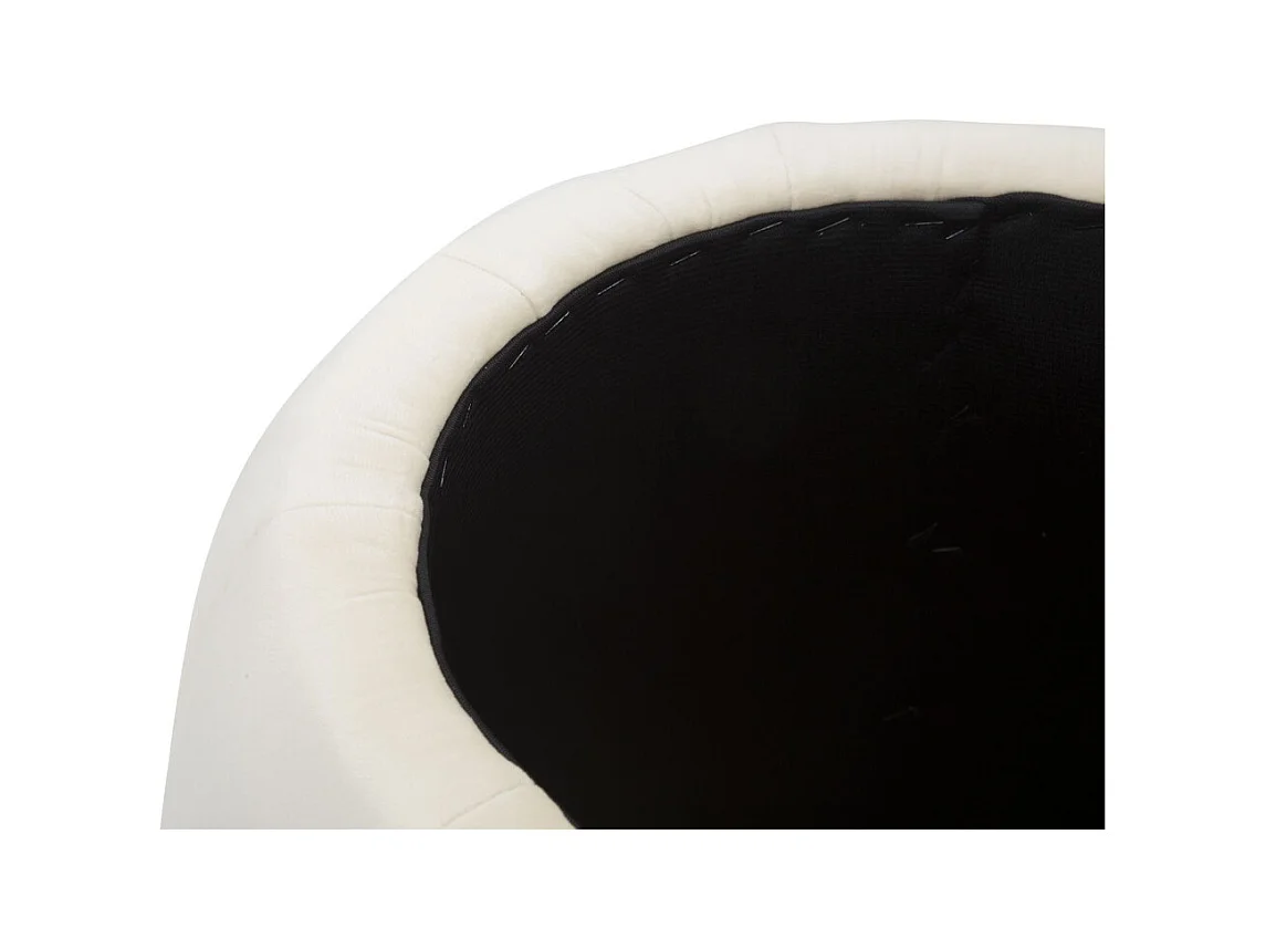 Pouf MF358, Beige, 43x43x43 cm, Seven Design