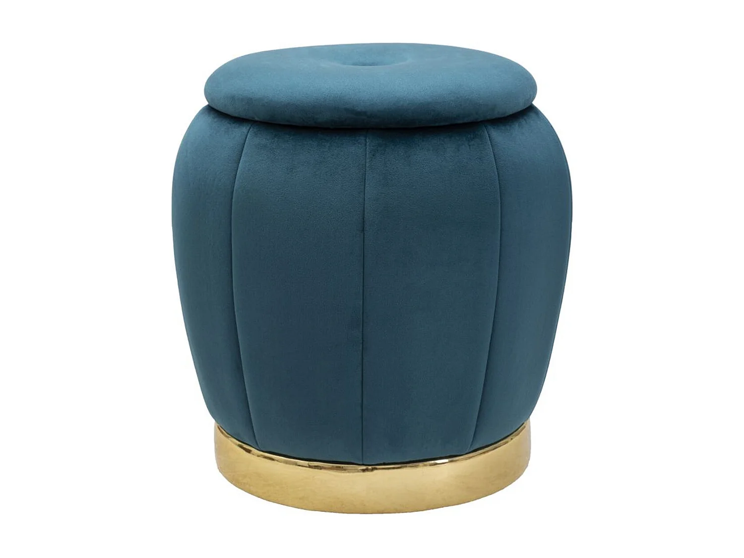 Pouf MF357, Vert Canard, 43x43x43 cm, Seven Design