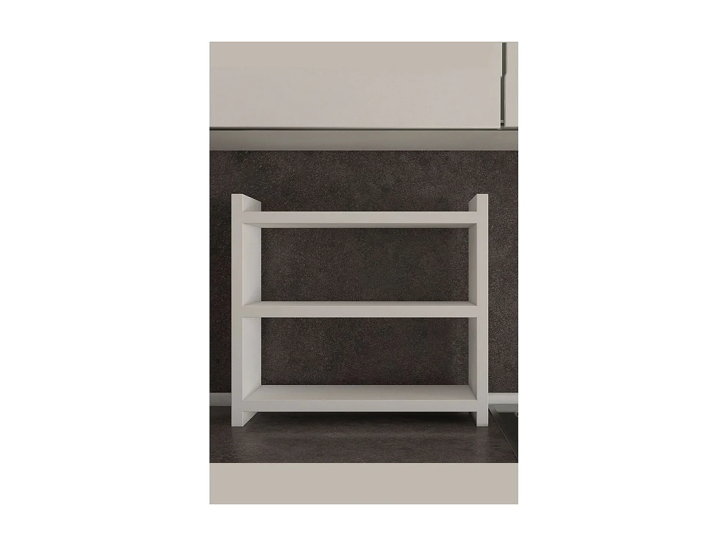 Étagère Sebastian, Blanc, 17x44x40 cm, Epikasa