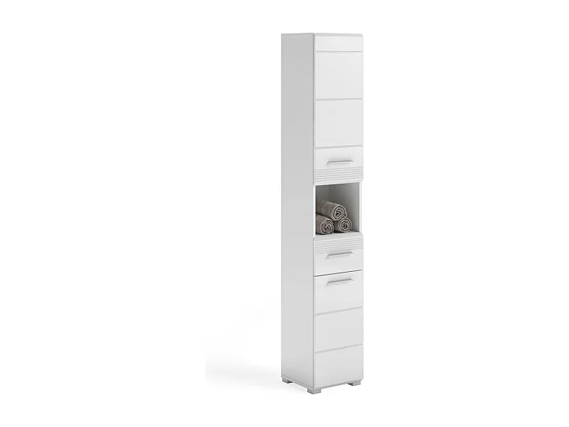 Colonne de salle de bain – Blanc laqué – KLEANKIN