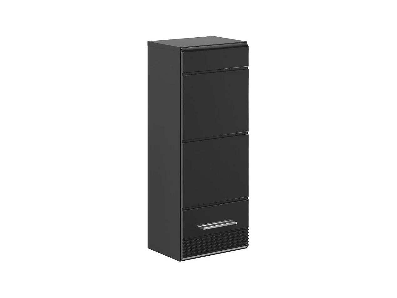 Demi colonne de salle de bain – Noir laqué – KLEANKIN