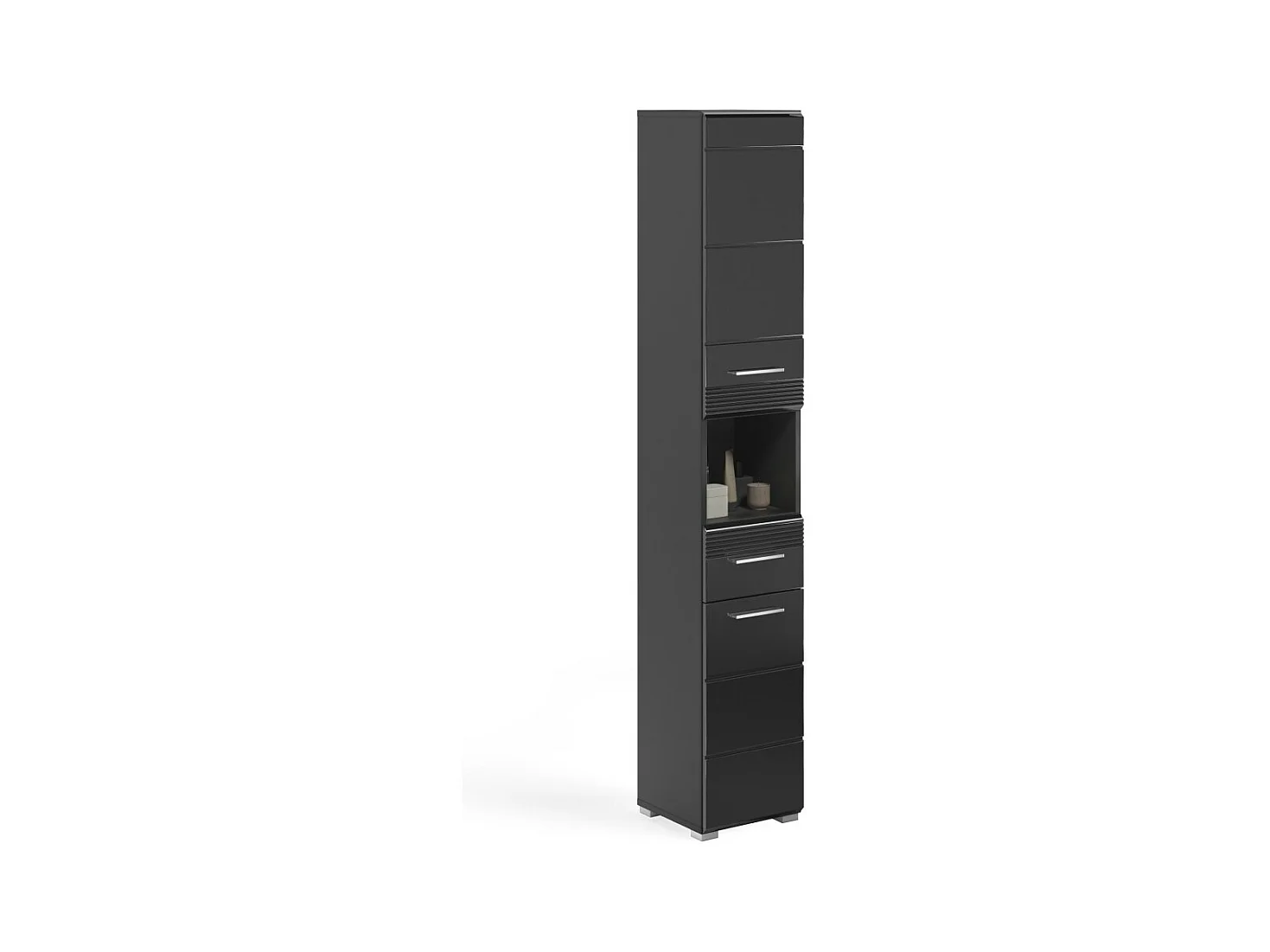 Colonne de salle de bain – Noir laqué – KLEANKIN