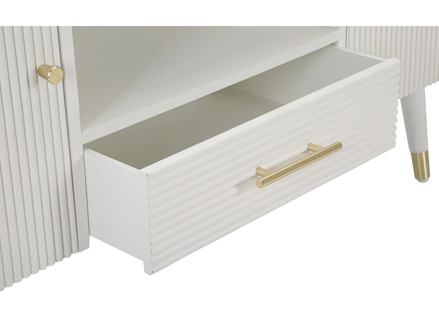 Mobile Porta TV MF228, Bianco, 117x40x60 cm, Epikasa