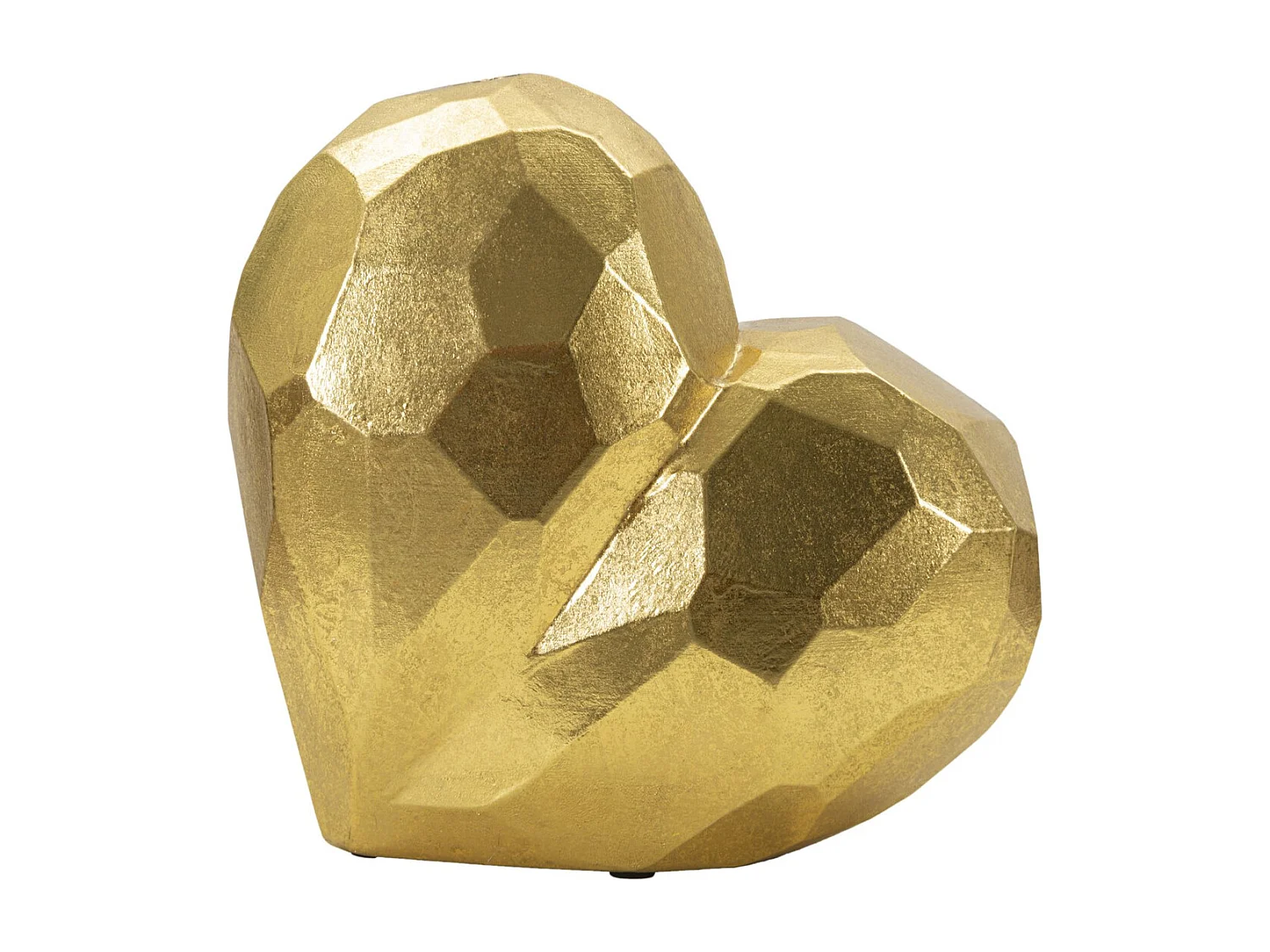 Vase Décoratif Cœur 17, Or, 19x9x18 cm, Seven Design