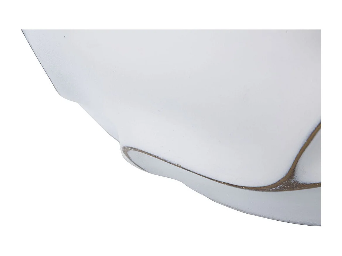 Wazon Dekoracyjny MF658, Biały, 44x44x37 cm, Seven Design