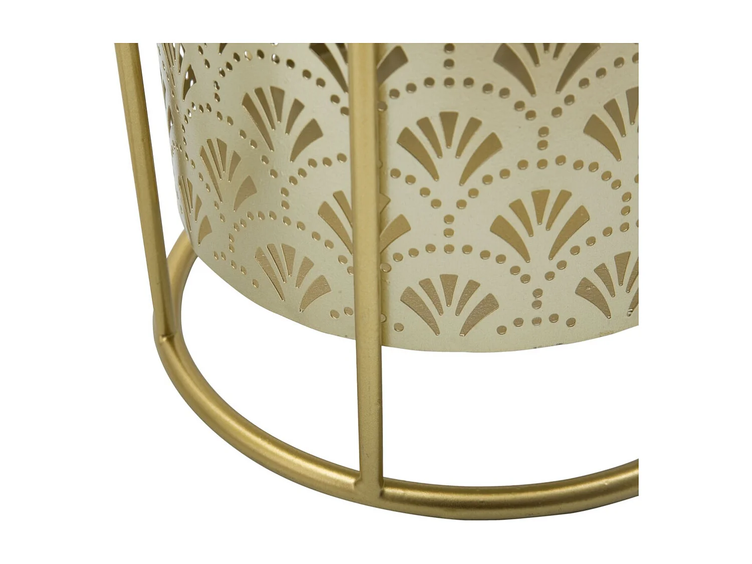 Zestaw 2 doniczek MF397, Złoto, 21x21x40 cm, Seven Design