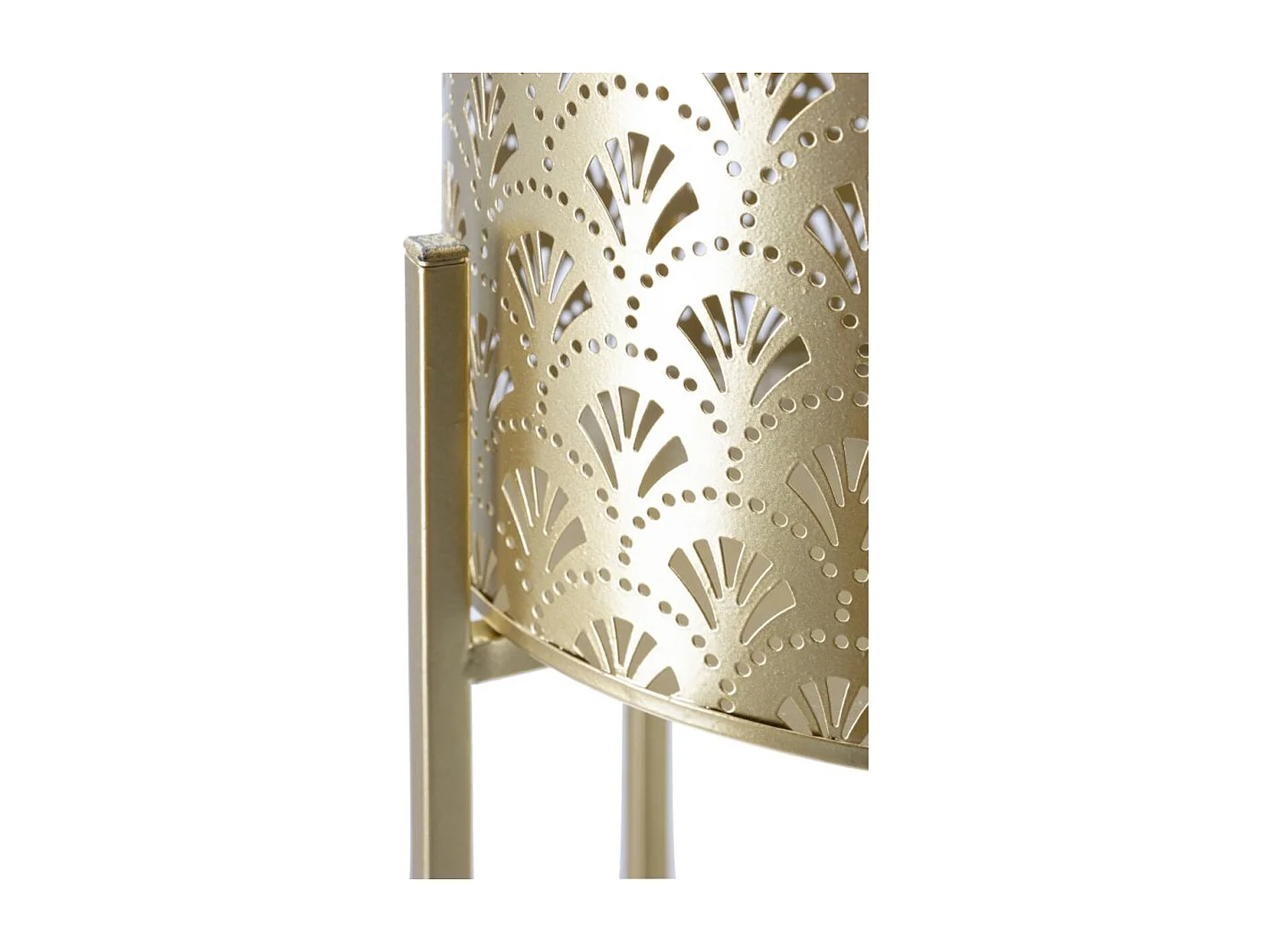 Zestaw 2 doniczek MF398, Złoto, 21x21x52 cm, Seven Design