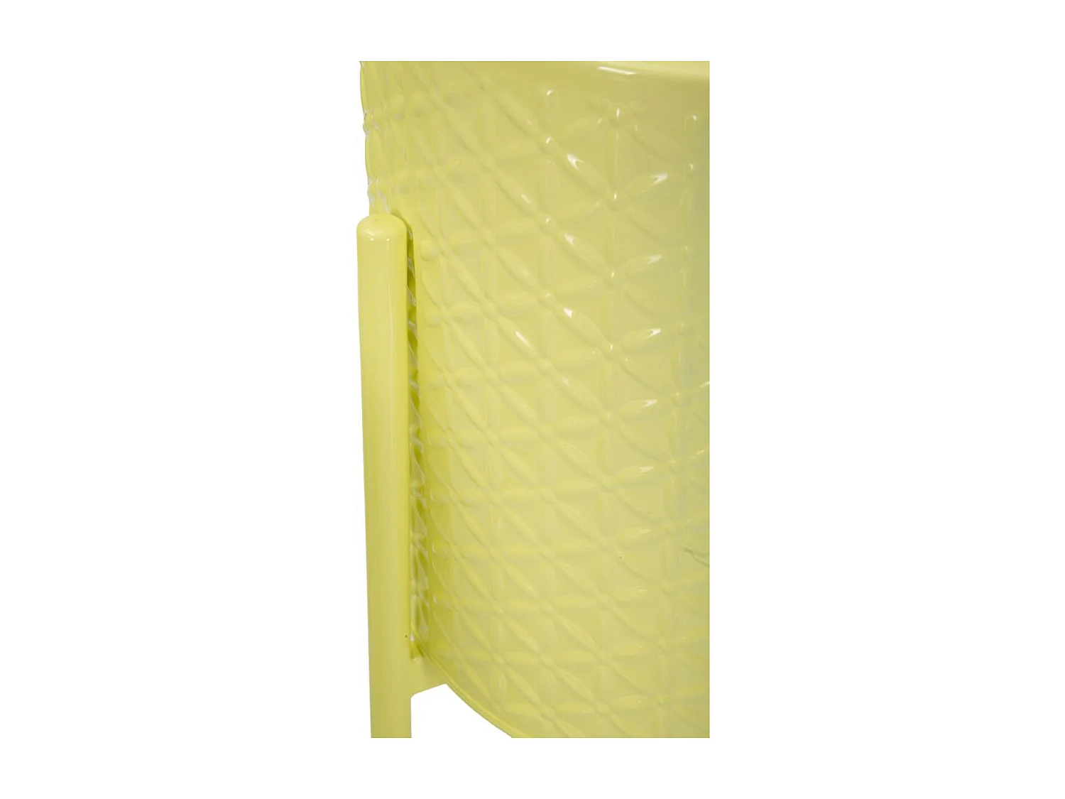 Conjunto de 3 Vasos para Plantas MF424, Amarelo, 36x36x56,5 cm, Seven Design