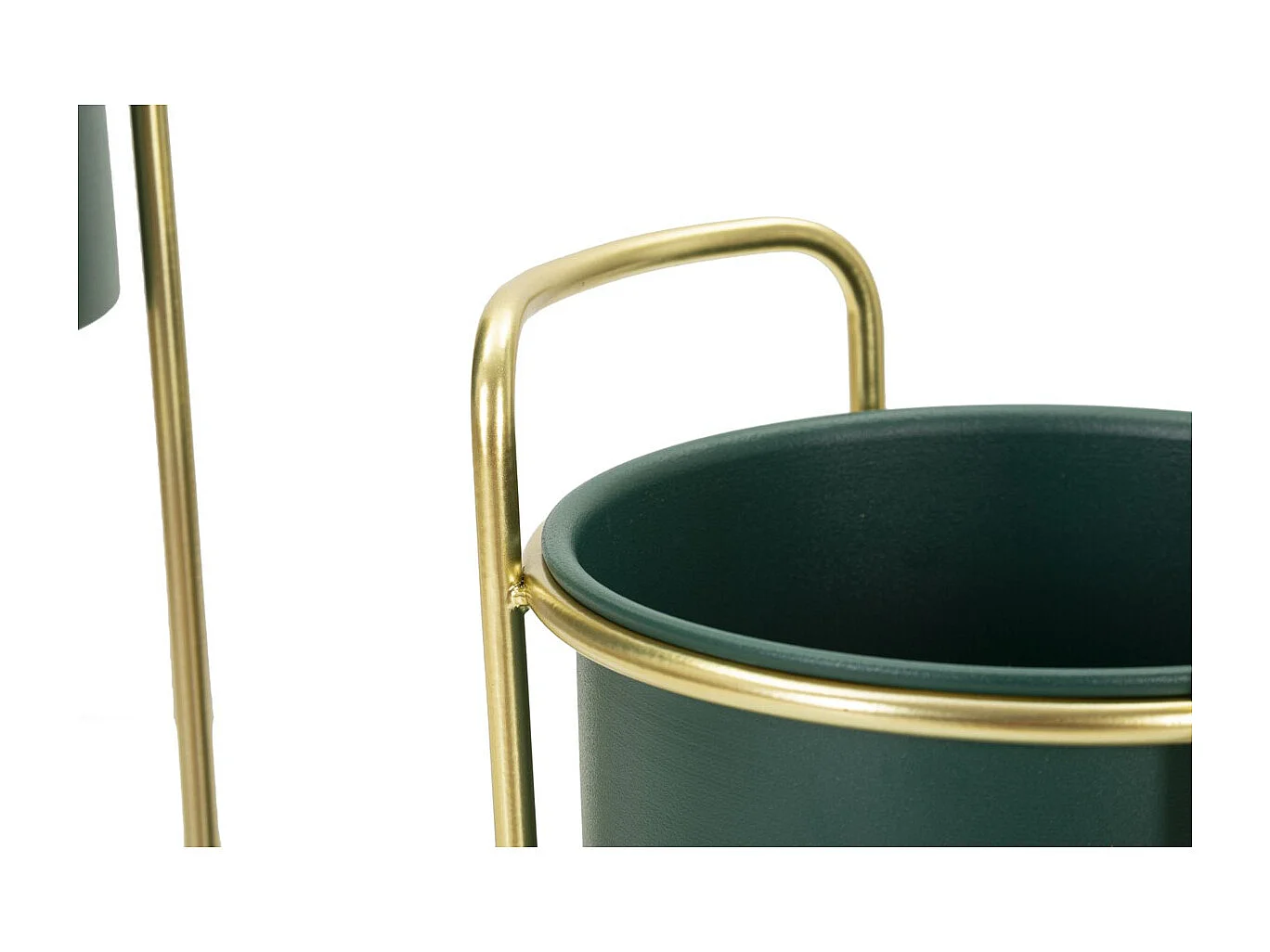 Zestaw 2 doniczek MF390, Zielony, 24x24x70 cm, Seven Design