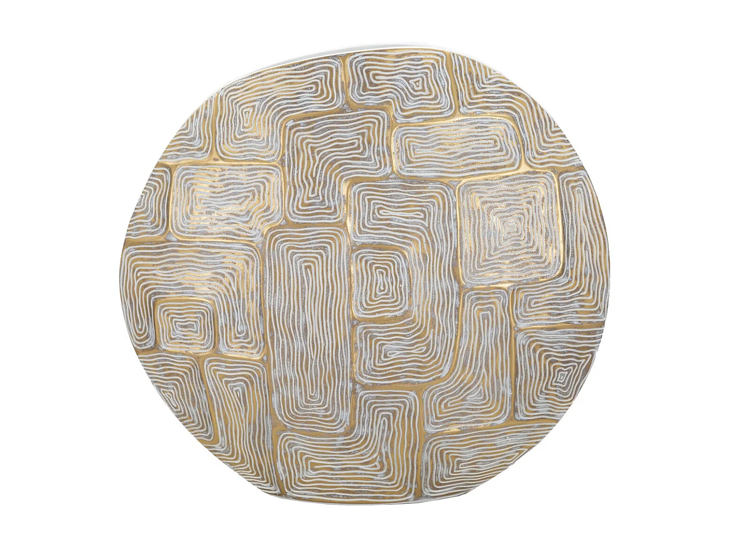 Decoratieve Vaas MF662, Goud, 48x13x44,5 cm, Seven Design