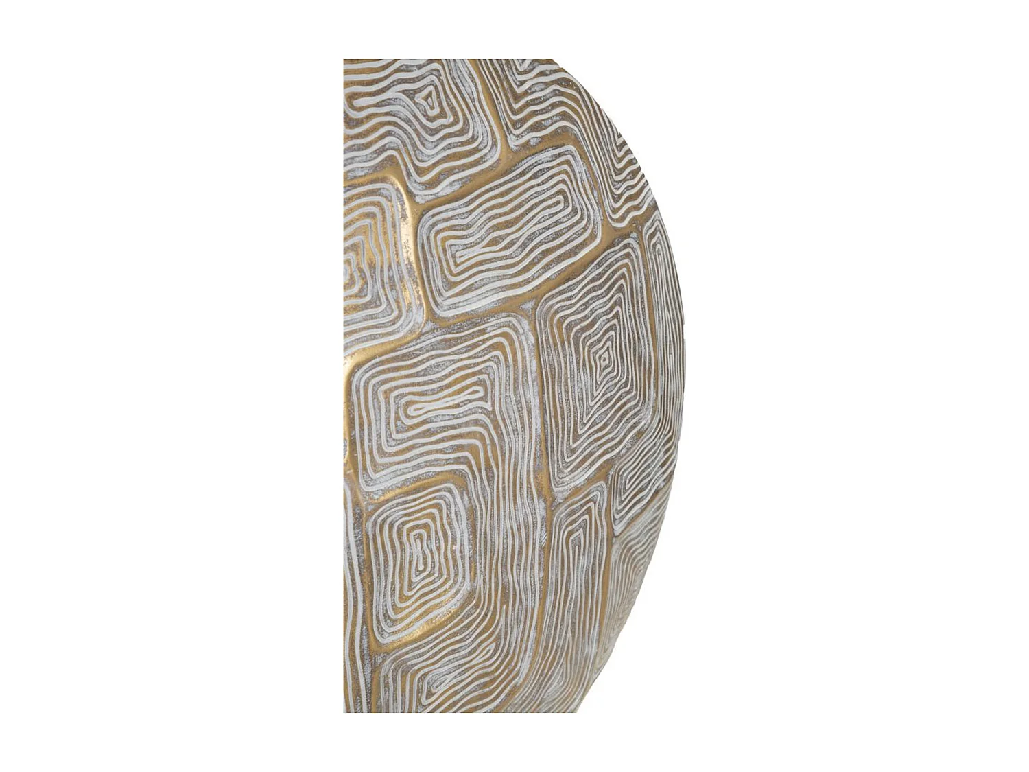 Decoratieve Vaas MF662, Goud, 48x13x44,5 cm, Seven Design