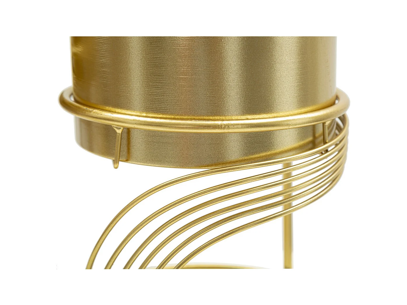 Lot de 2 Cache Pots MF394, Or, 23x23x35 cm, Seven Design