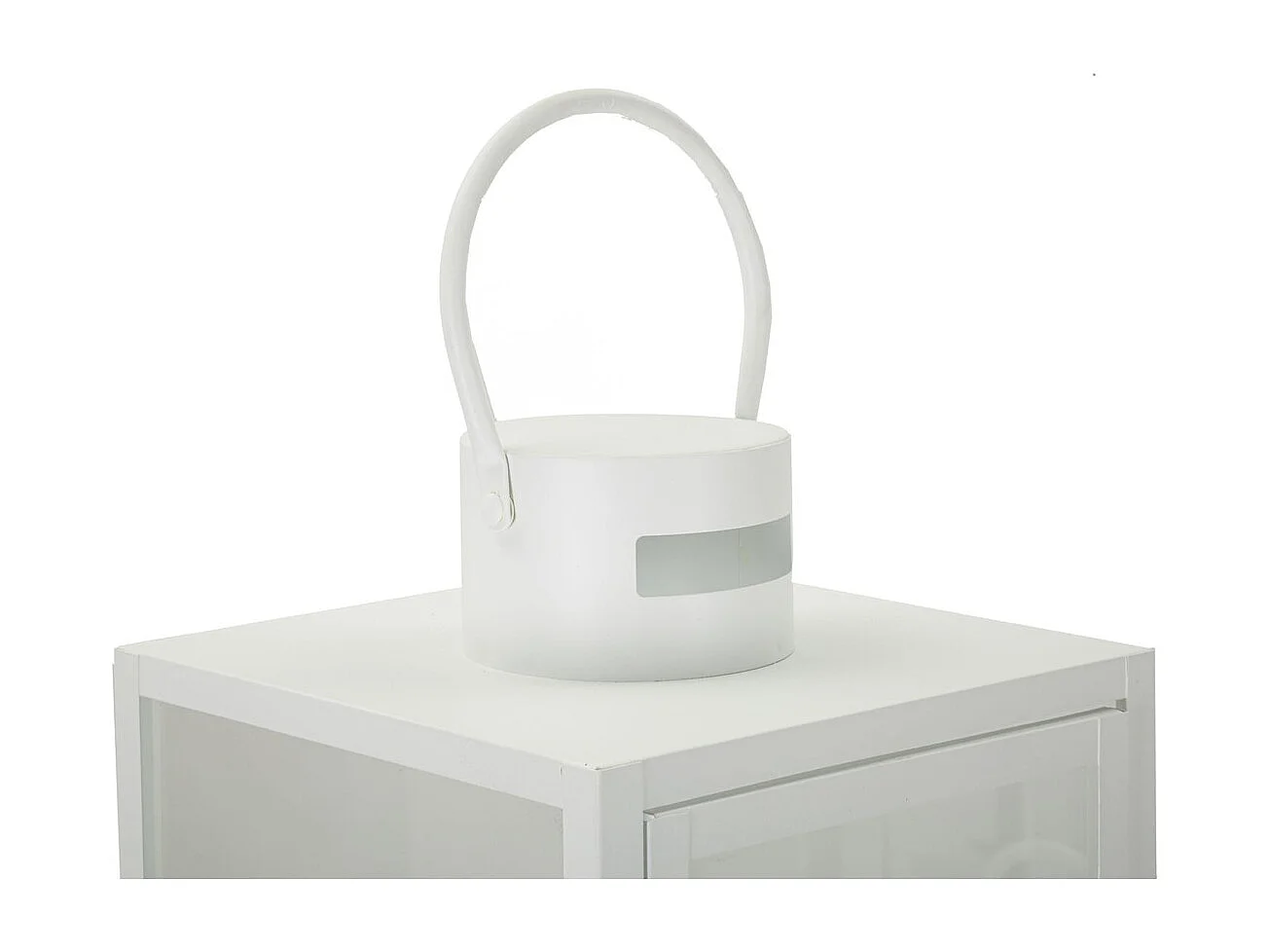 Lanterne Décorative d'Extérieur  Maris, Blanc, 22x22x66 cm, Seven Design