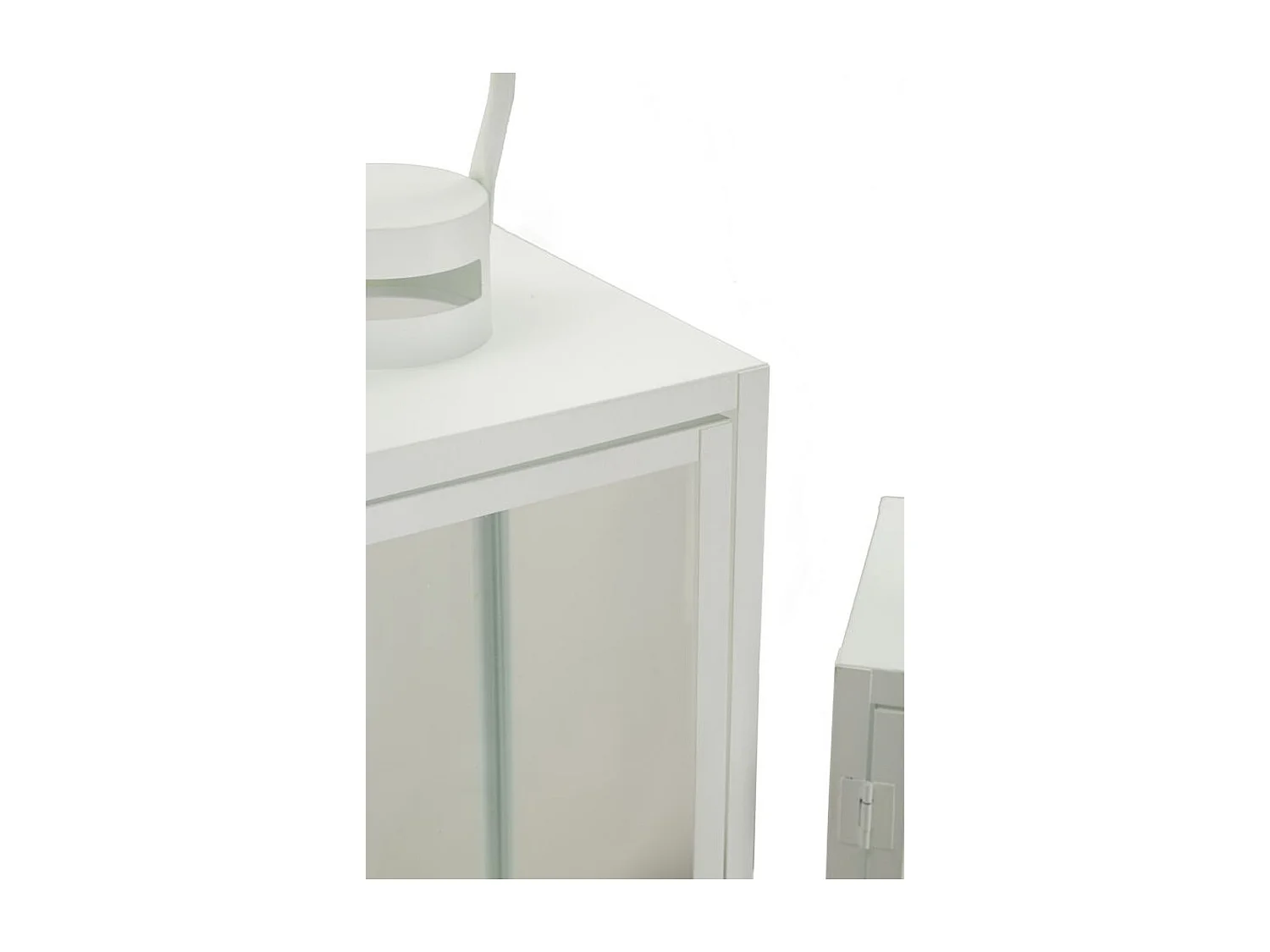 Lanterne Décorative d'Extérieur  Maris, Blanc, 22x22x66 cm, Seven Design