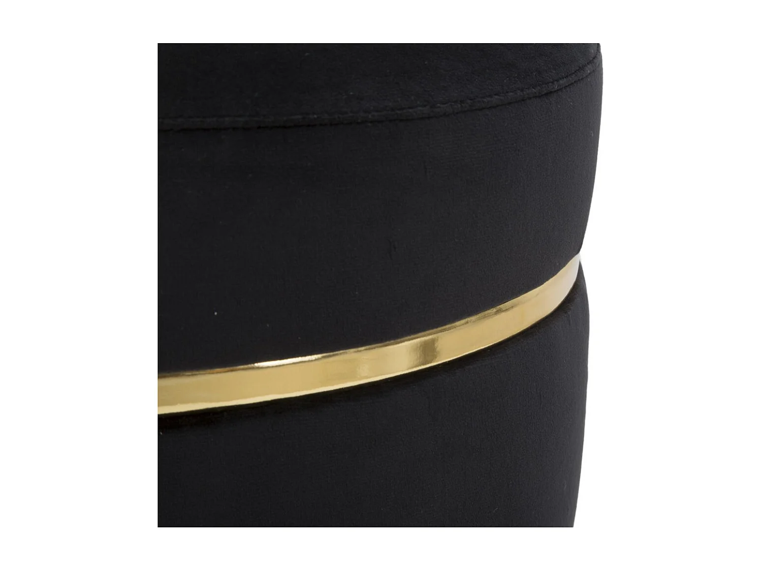 Tabouret Bas MF460, Noir, 35x35x40,5 cm, Seven Design