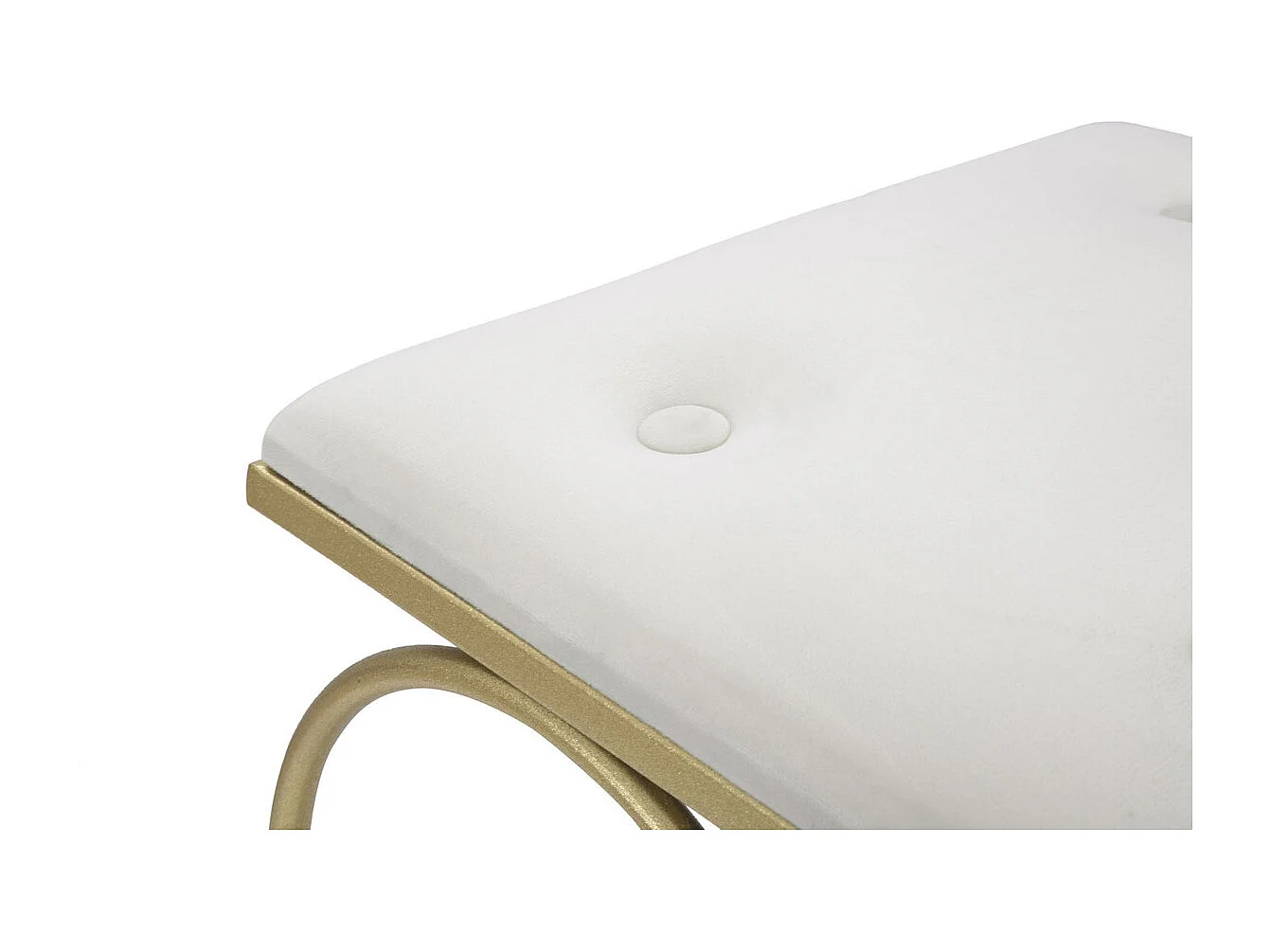 Tabouret Bas Cœur 15, Or, 50x37,5x51,5 cm, Seven Design