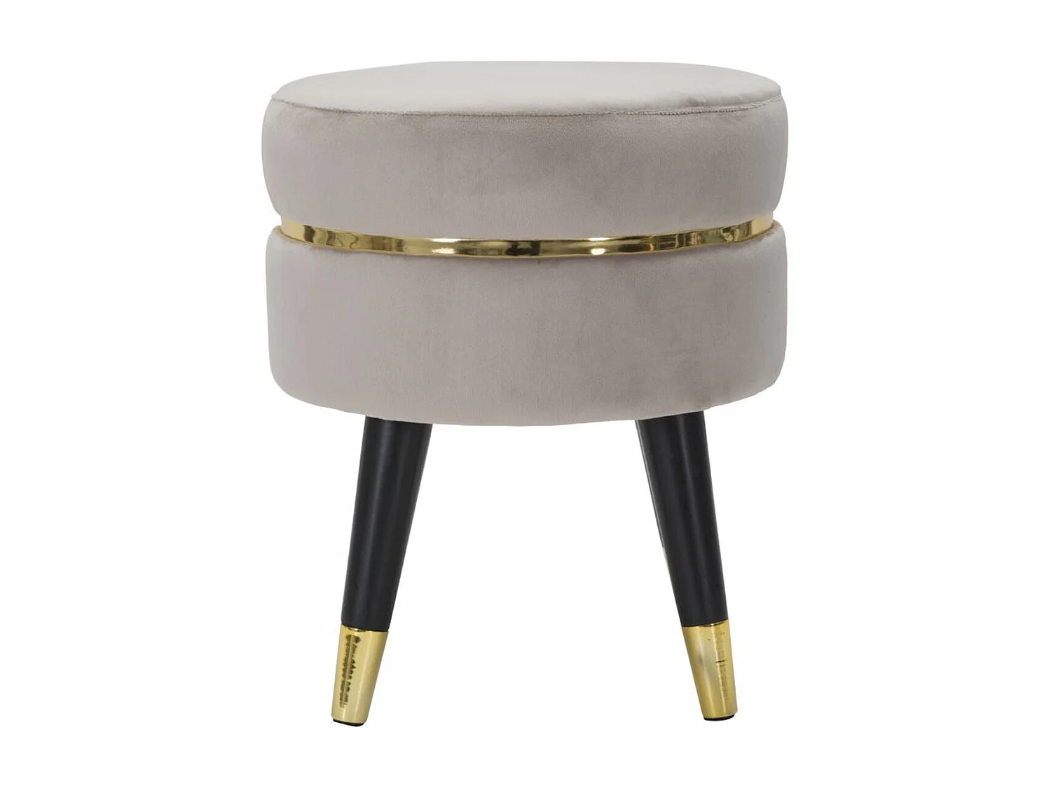 Tabouret Bas MF456, Gris, 35x35x40,5 cm, Seven Design