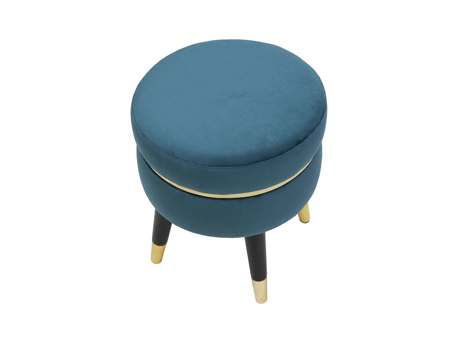 Tabouret Bas MF459, Vert, 35x35x40,5 cm, Seven Design