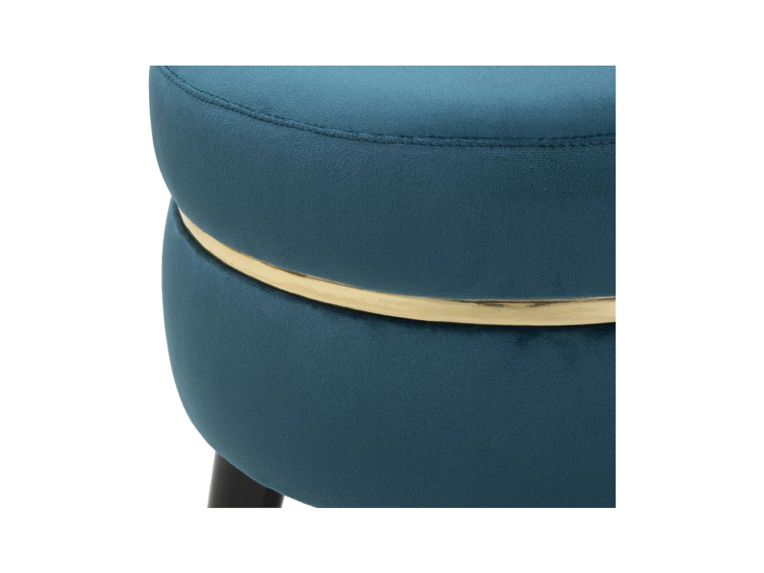 Tabouret Bas MF459, Vert, 35x35x40,5 cm, Seven Design