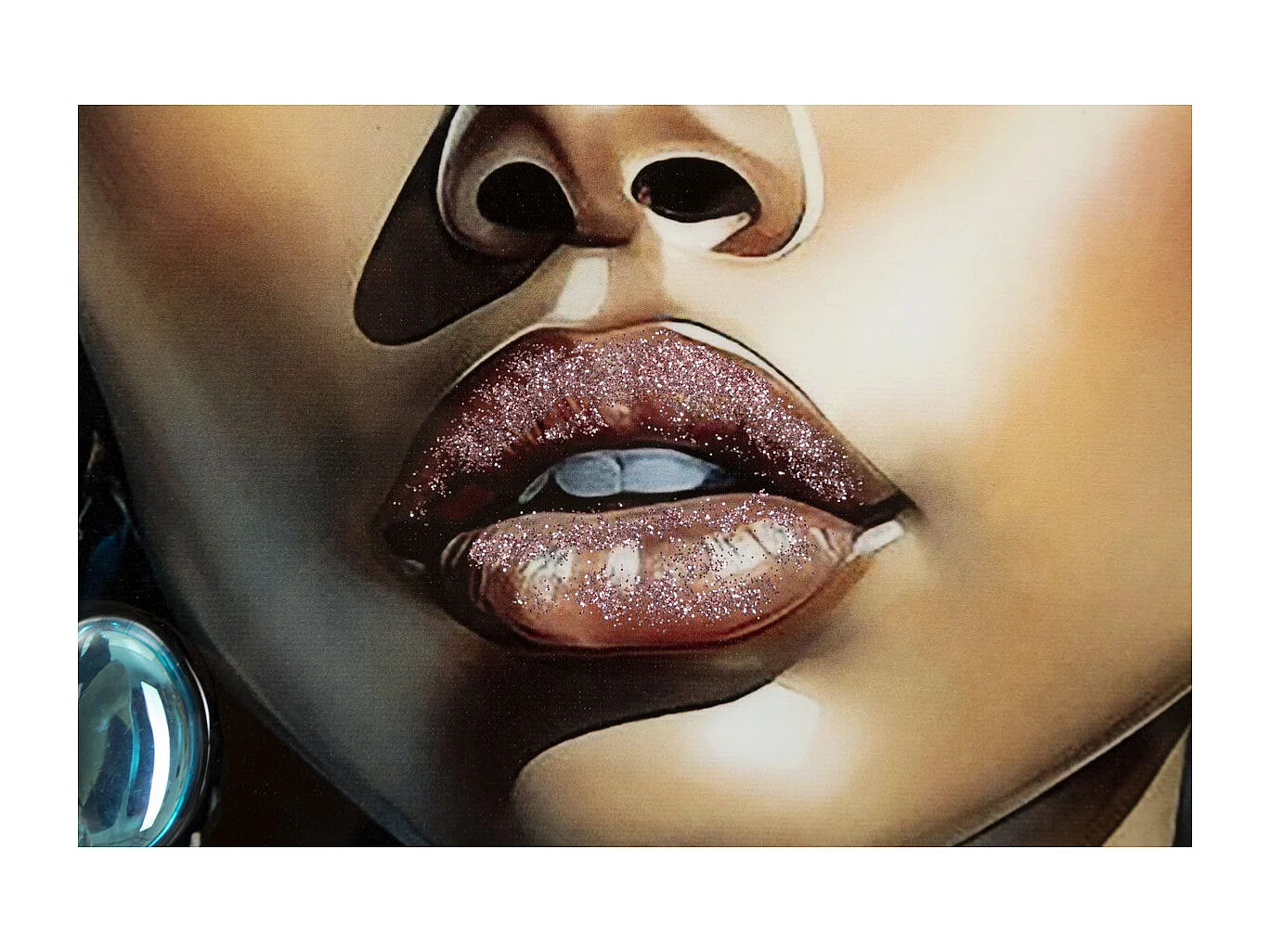 Impression sur Toile Afrique 25, Multicouleur, 82x4x82 cm, Seven Design